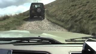 Land Rover Discovery 2 off road in The Lake District Old Coach Road