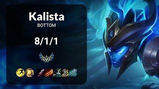 Kalista vs Corki BOTTOM - KR CHALLENGER Patch 14.24