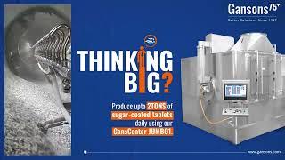 Sugar Coating | One Tonne Tablet Coating machine | High Capacity