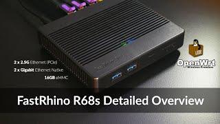 FastRhino R68s Detailed Overview (Rockchip RK3568B2)