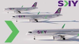 Overview of Sky Airline Aircraft Fleet