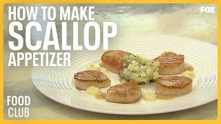 How To Make The Scallop Appetizer With Chef Christina Wilson | Hell's Kitchen