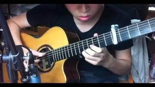 Adele-Skyfall (007-theme) (Fingerstyle guitar solo)