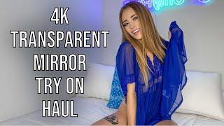 4K TRANSPARENT Sheer Dress TRY ON! | Samantha Lynn TryOn