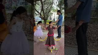  just another day at a park in Bangalore :) kids and papa 
