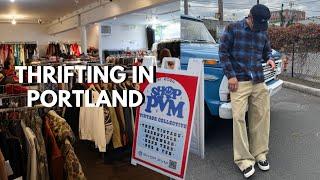 GREAT THRIFT SCENE IN PORTLAND ( Branflvkes Vlogs)