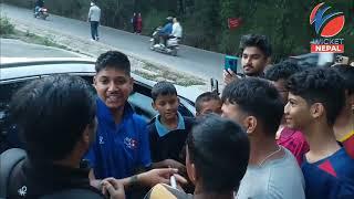 अभ्यास गरेर फर्किएका सन्दिप फ्यान बाट घेरिए | Huge Fan Welcome for Sandeep Lamichhane After Training