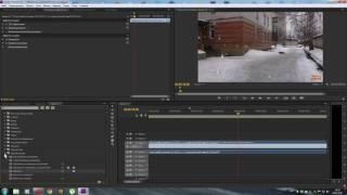 Adobe Premiere Pro CS6 Киношные черные полосы на видео