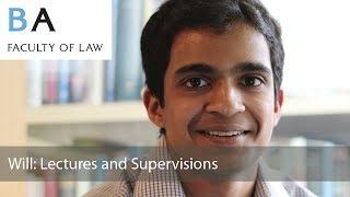 Law Lectures and Supervisions: Will