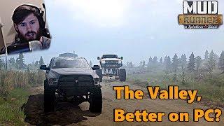 SpinTires MudRunner: Is THE VALLEY DLC Better on PC? NEW FACECAM!