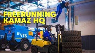 Freerunning The KAMAZ Master HQ | Archie Aroyan