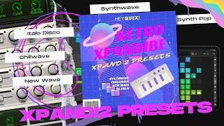 XPAND2 Synth Presets for Synthwave, City Pop, Italo Disco