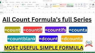 I Mastered Excel Count Formula in ONE DAY | Learn how to leverage full potential of COUNT functions