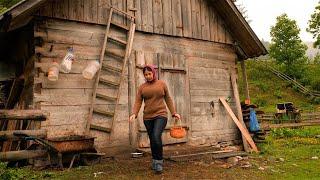 LIFE OF A LONELY UKRAINIAN WOMAN IN THE MOUNTAINS! ORIGINAL PASTA RECIPE