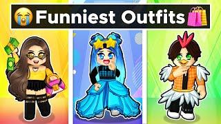 Our FUNNIEST Outfits in Roblox Fashion Famous!