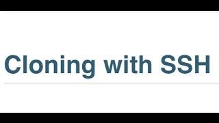 Clone a Github Repo with SSH