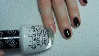 O.P.I Glitter Off Natural Nail Peel Off Base Coat Demo