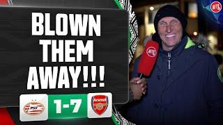 BLOWN THEM AWAY!!! (Lee Judges) | PSV 1-7 Arsenal