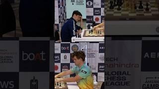 Alireza HAS ONLY 5 SECONDS against Magnus Carlsen in the ENDGAME