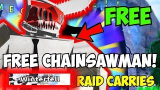 [FREE CHAINSAWMAN!] Carrying Winterfell Raids! (DENJI 6 Star + ASTD BANNER LIVE) [ALL CODES]