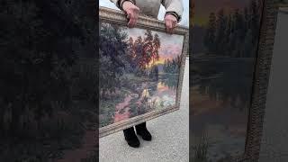 Ольга Степаненко «Фарби вечора» #галерея #artgallery #embroidered #природапрекрасна #природакрасота