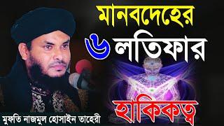 মানবদেহে ৬ লতিফার হাকিকত্ব | Mufti Nazmul Hossain Taheri Waz | মুফতি নাজমুল হোসাইন তাহেরী