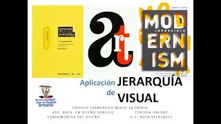 Cuarto Diseño, Fundamentos del Diseño "Aplicación de Jerarquía Visual"