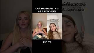CAN YOU WEAR THIS AS A TEACHER?! Creator: xlilsoup #outfit #fashion #teacher