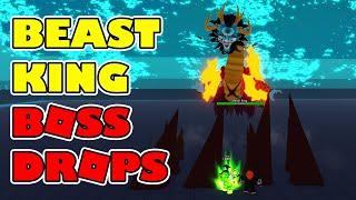 ALL BEAST KING BOSS DROPS DIMENSION 3 BOSS DROPS ANIME FIGHTING SIMULATOR ROBLOX