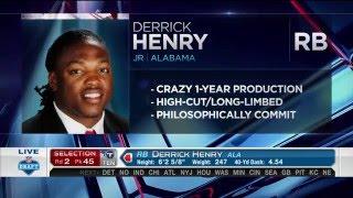 2016 NFL Draft Rd 2 Pk 45 | Tennessee Titans Select RB Derrick Henry