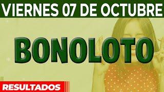 Resultado del sorteo Bonoloto del Viernes 7 de Octubre del 2022.