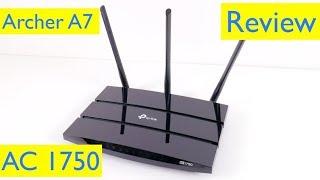 TP-Link AC1750 Smart WiFi Router Setup and Review - Archer A7