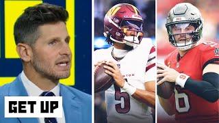 GET UP | Dan Orlovsky and ESPN crew picks Daniels, Commanders will beat Buccaneers in NFC Wild Card