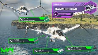 Hammerhead New Legendary Bundle Helicopter Full Test and Gameplay | Modern Warships