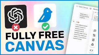 Open Canvas : This 100% FREE & OPENSOURCE CANVAS is amazing to use! (OpenAI Canvas FREE Alternative)