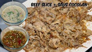 Beef Slice Grill + 2 Saus Cocolan yang Super Enak..