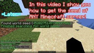 How To Get The Seed Of ANY Minecraft Server (SeedCrackerX)