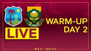  LIVE | West Indies Championship XI v South Africa | Warm-Up | Day 2