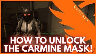 JOURNEY GUIDE! UNLOCK THE CARMINE MASK #thedivision2