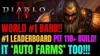 Current WORLD #1 Leaderboard STRONGEST Season 6 Barbarian Build!!