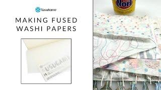 Making Fused Washi Papers