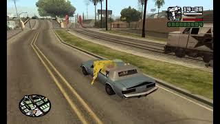 GTA San Andreas with Spongebob mods - Gameplay #3