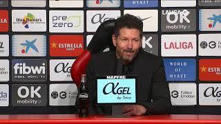 Simeone:"En el primer tiempo nos faltó hilvanar más juego colectivo,en el segundo se compitió mejor"