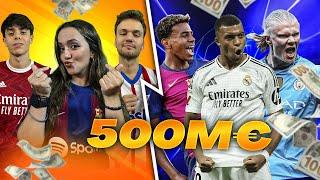 El QUE HAGA MEJOR EQUIPO con 500M€ GANA | EDICIÓN CHAMPIONS