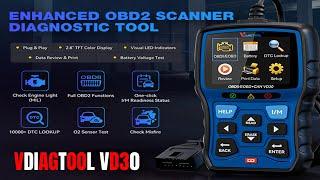 VDIAGTOOL VD30: The Ultimate OBD2 Scanner |