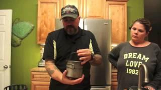 Toaks 1100 ml Titanium Pot with bail handle and Titanium wood stove review