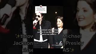 Throwback when Michael jackson & Lisa Marie Presley kissed at the VMAS
