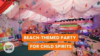 Beach-themed party for child spirits