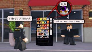 Fake Vending Machine VS Cops.. He Thought It Was Real.. (Roblox)