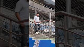 A iconic entry of captain Rohit Sharma At wankhede stadium.